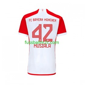 Fußballtrikots Bayern München Jamal Musiala 42 Heim Trikotsatz 2023-2024